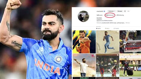 virat kohli instagram followers 2023